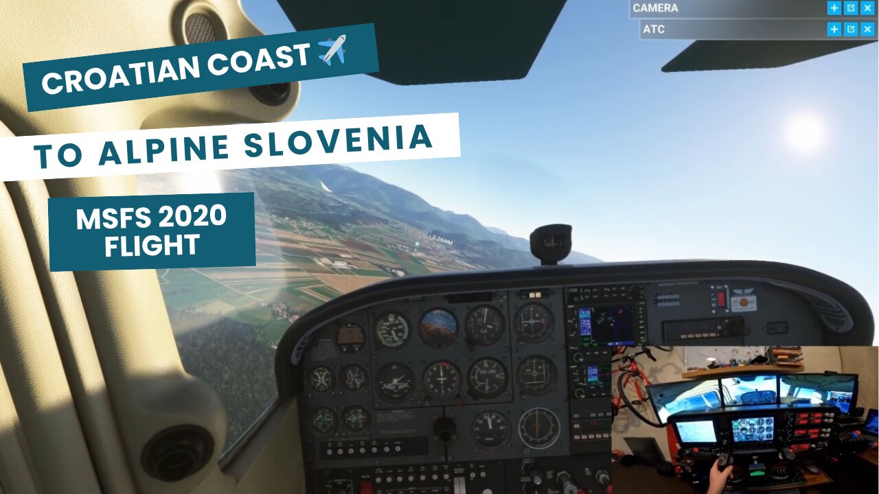 🌄 Early Morning Flight from Slovenia’s Coast to Ljubljana | MSFS 2020 | Virtual Cessna 172 Adventure