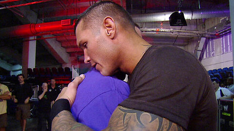 John Cena and Randy Orton share a hug backstage: Raw, November 22, 2010 @wwefree ​