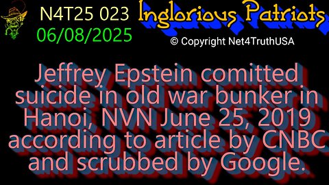 N4T25 - 023 - Epstein Suicide June 25 2019 - Hanoi, North Vietnam