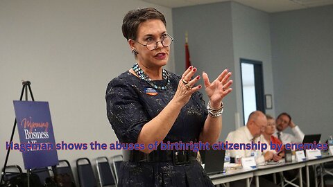 Rep Hageman gives a 5 minute master class on the conservative view on birthright citizenship