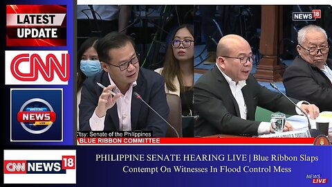 PHILIPPINE SENATE HEARING LIVE | Blue Ribbon Slaps Contempt On Witnesses In Flood Control Mess
