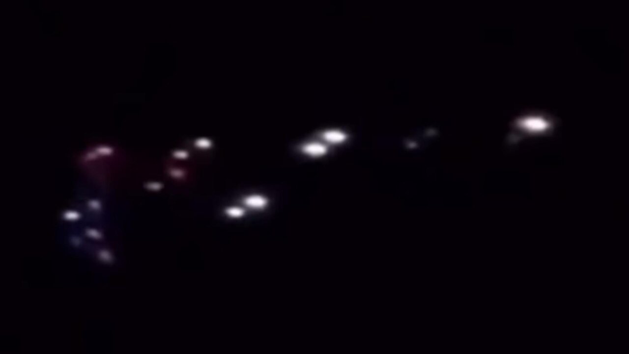 Large Group of UFOs Seen over San Diego