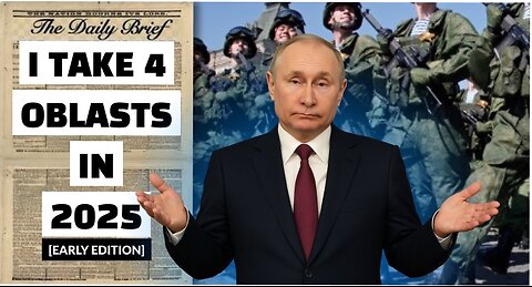 Putin’s 4 Oblast Fantasy: How Soon? LAUGHABLE Truth!