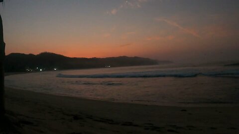 Amanecer Time Lapse, playa Maruata