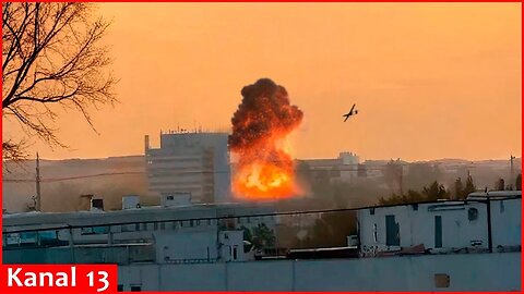 SBU drones hit airfield storing Shaheeds and Russian military plant