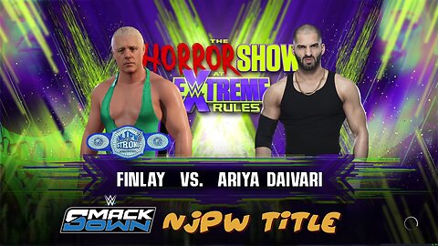 WWE 2k22 Finlay(c) vs Ariya Daivari NJPWTitle