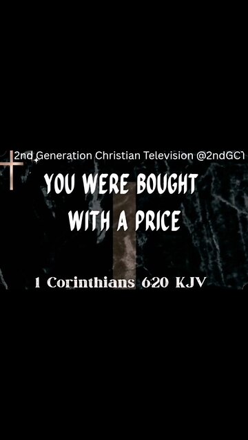 1 Corinthians 6:20 KJV “For ye are bought with a price: therefore glorify God in your body...”#jesus