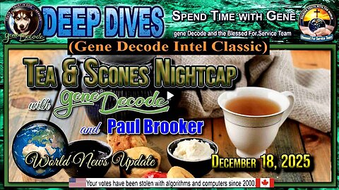 25-12-18: Tea & Scones Nightcap with gene Decode and Paul Brooker - Bi-Weekly World News Update