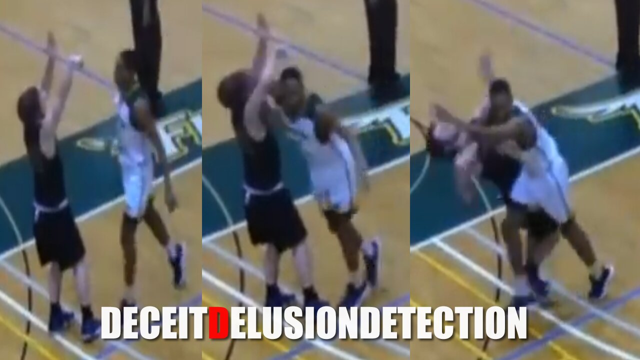 College black basketball player suspended and barred from campus after dirty elbow to white opponent's face
