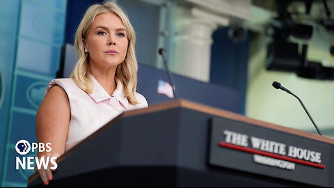 White House holds news briefing as Trump faces more questions over Epstein files