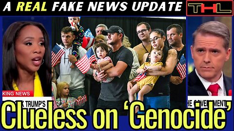 A REAL Fake News Update | MSM Fake-Debates South African Refugee 'Genocide' issue, No Self-Awareness