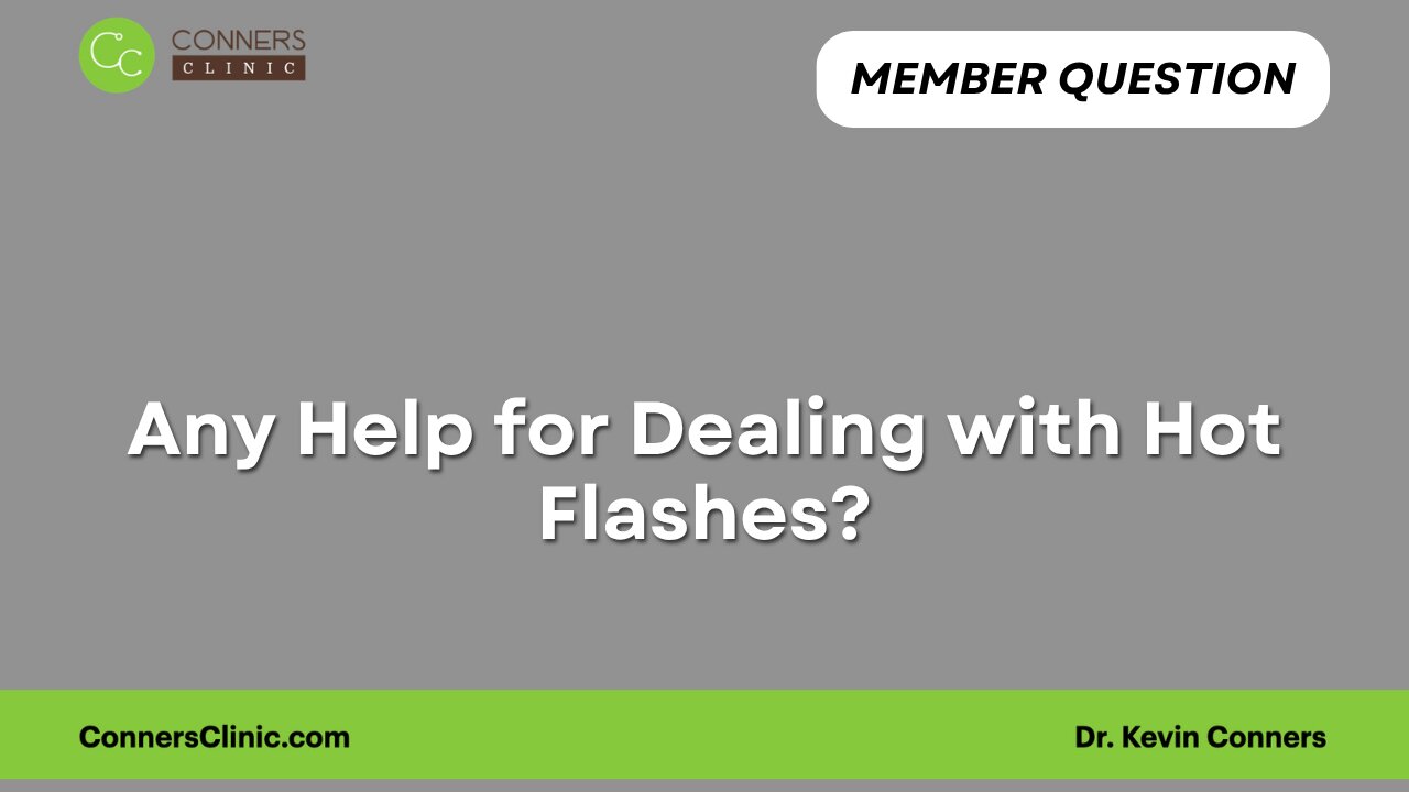 Dealing with Hot Flashes