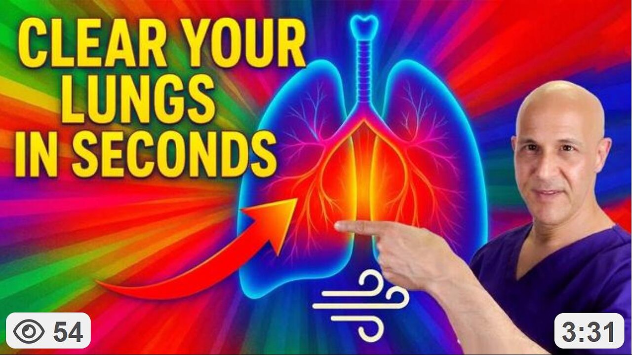 Clear Your Lungs in Seconds: 1 Powerful Breathing Trick! ~ with Dr. Alan Mandell, DC