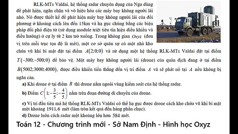Sở Nam Định: RLK-MTs Valdai, hệ thống radar chuyên dụng của Nga dùng để phát hiện