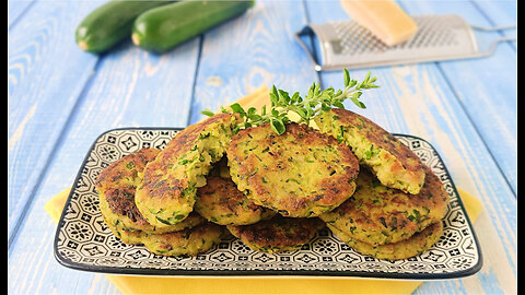 Burger di zucchine in padella ricetta facile salvacena ( ITALIAN )