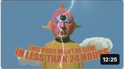 "Video Likely to Be Removed Within 24 Hours"