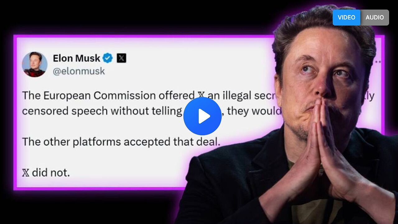 "Elon Musk Reveals Illicit Global Censorship Network"