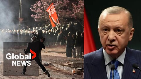 Turkey protests: Erdogan says opposition engaged in “street terrorism” as hundreds arrested