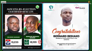 Akwatia Bye-Elections Over NDC Benard Bediako Baidoo Wins by 2964 Votes