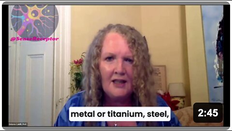 "There are...titanium, steel, barium nanoparticles [in COVID jabs]. &...those nanoparticles get into our organs and can be affected by radiation..."