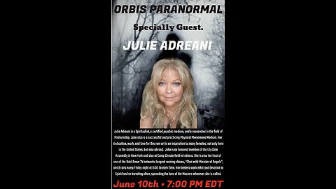 Julie Astreani on Orbis Paranormal