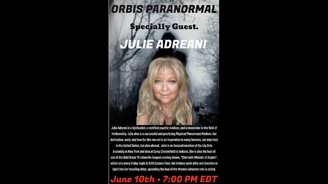 Julie Astreani on Orbis Paranormal