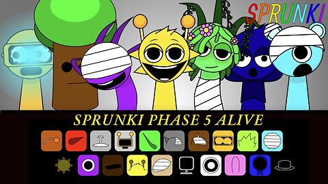 INCREDIBOX SPRUNKI ALL PHASES - NEW CHARACTERS - LIVE - 5 #sprunki
