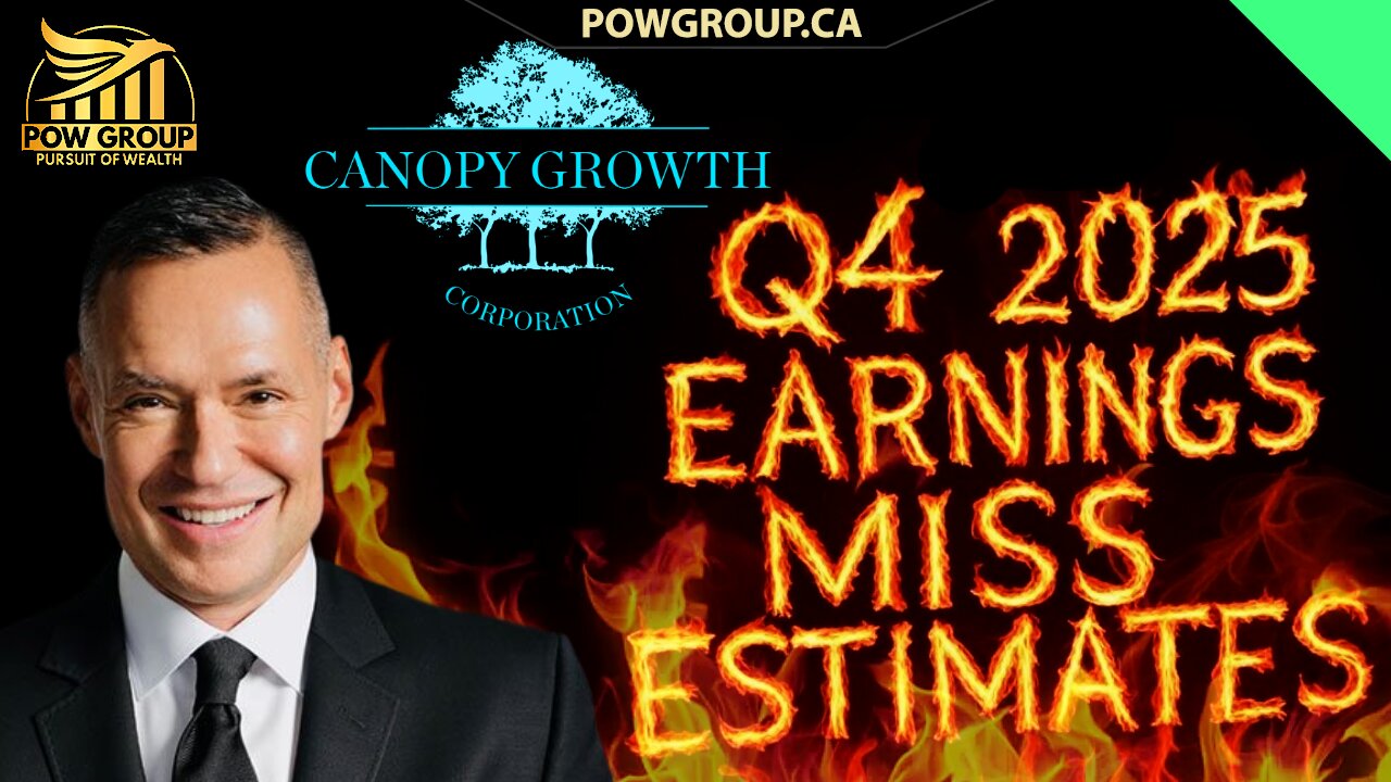Canopy Growth Q4 2025 Earnings Miss Estimates & CGC Stock Plummets 23%