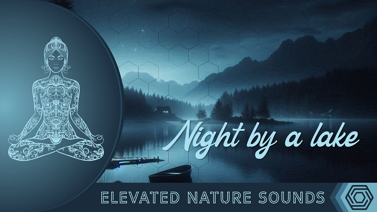 8-Hour Sleep Cycle Frequencies: Lakeside Crickets with Black Screen Calm