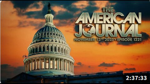 The American Journal: Newsom’s Ex-Chief Of Staff Arrested, Accused Of Stealing $225K! Trump Signs Funding Bill To End Longest Government Shutdown - FULL SHOW - 11.13.2025
