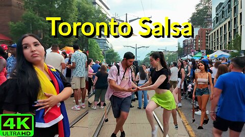 【4K】Salsa on St. Clair 2025 🇨🇦 | Toronto’s Biggest Latin Street Festival (July 2025)