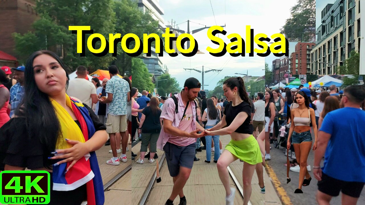 【4K】Salsa on St. Clair 2025 🇨🇦 | Toronto’s Biggest Latin Street Festival (July 2025)