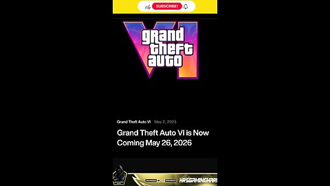 Grand Theft Auto VI is now set to release on May 26, 2026 #gta6map #shorts #gta6