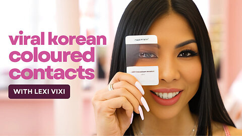 I Tried The Viral K-Beauty Contacts Everyone’s Obsessed With 👁️ | Are They Worth the Hype?