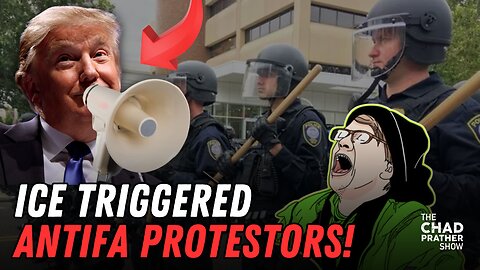 ICE Agents In Portland, Oregon Play Trump's Voice On Loud Speaker, RIOTERS TRIGGERED!