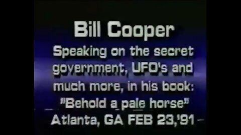 William Cooper Atlanta lecture 1991