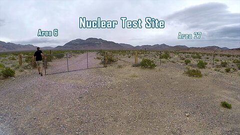 Exploring The Nevada Nuclear Test Site (NTTR) Perimeter Yesterday