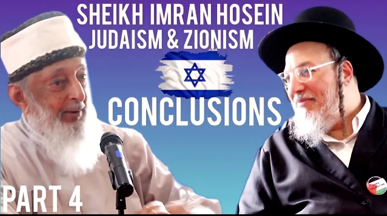 Sheikh Imran Hosein - Judaism & Zionism - Conclusions With Neturei Karta Rabbis In Wembley (Part 4)