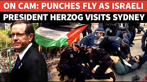 Anti-Israel Protests EXPLODE: Australian Cops Charge At, Punch & Drag Muslim Men Praying In Sydney