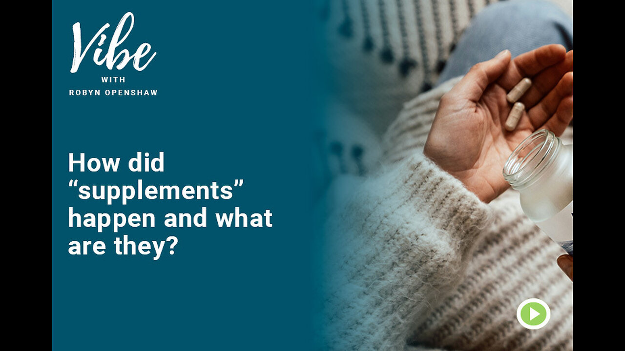 Ep. 341: How did “supplements” happen and what are they?