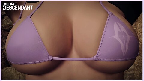 🩷Pov of Sexy Summer Paradise ines raya Big Boobs & Body View in Game | The First Descendant (18+)🩷