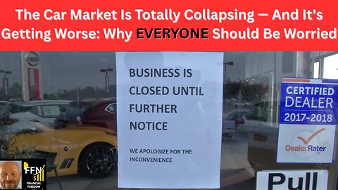 The Car Market Is Totally Collapsing — And It's Getting Worse: Why EVERYONE Should Be Worried!