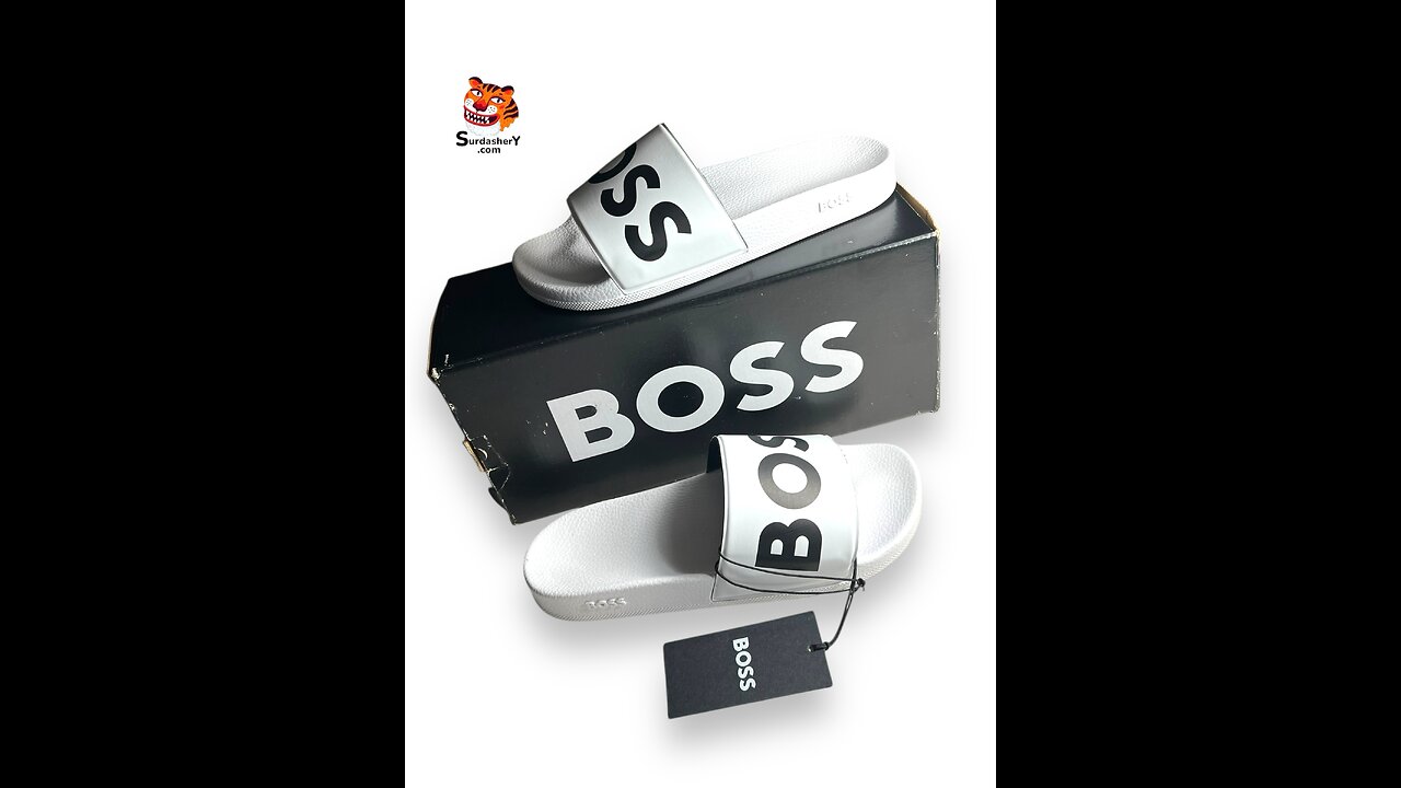 Hugo Boss Slide Sandals 🩴 SURDASHERY.com
