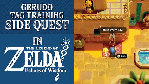 The Legend of Zelda: Echoes of Wisdom | Side Quest | Gerudo Tag Training