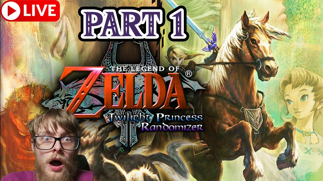 🔴PART 1 TWILIGHT PRINCESS Randomizer Livestream! Actual Gamecube! 1440p! #twilightprincess #gcn