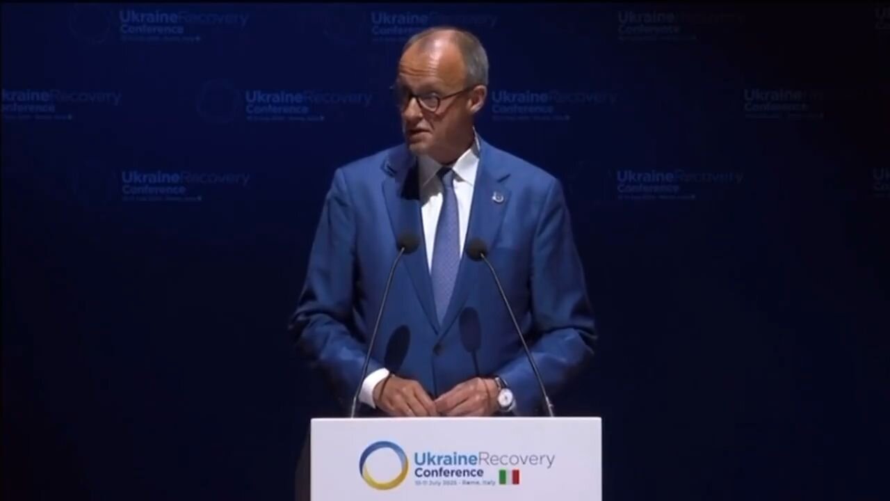 Německý kancléř v Římě na konferenci o obnově Ukrajiny vyhrožoval Putinovi a Ficovi!