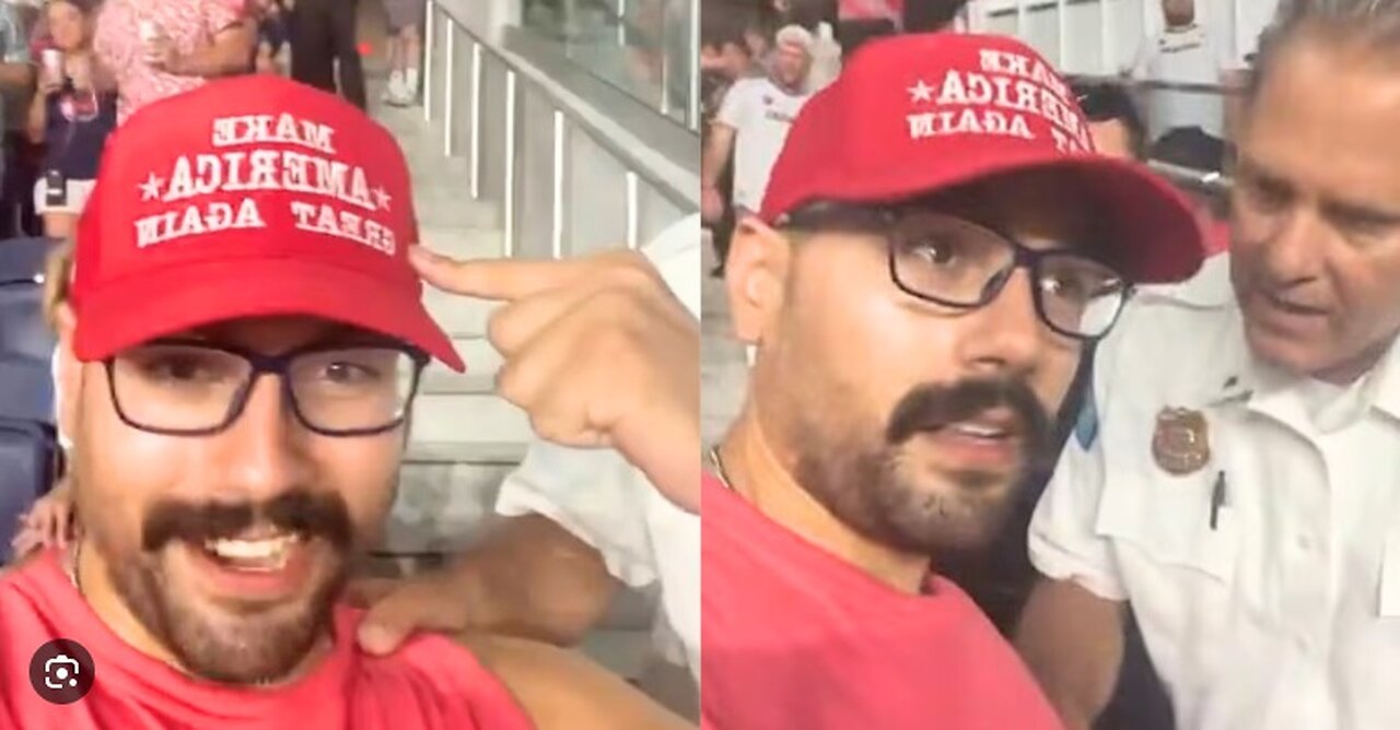 See It MAGA Hat Gets Soccer Fan Ejected as Video Sparks DOJ Probe