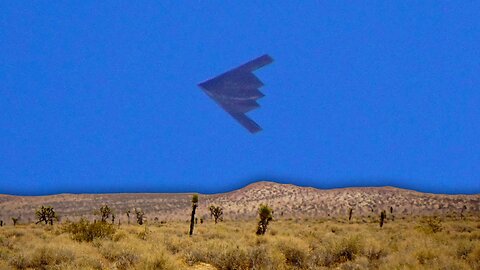 We Caught a STEALTH BOMBER Today in the Mojave Desert!