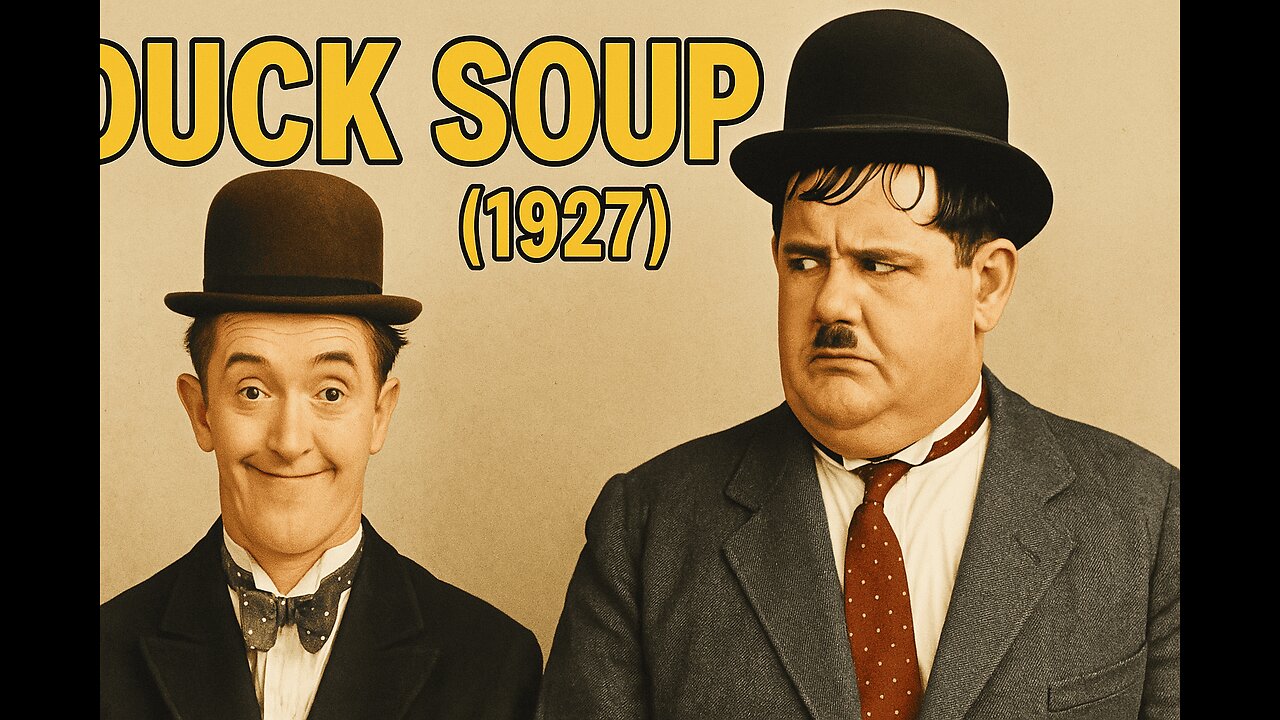 Duck Soup (1927) | Early Laurel & Hardy Silent Comedy Short