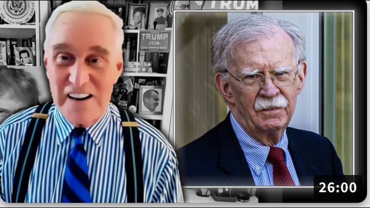 BREAKING EXCLUSIVE: Roger Stone Responds To John Bolton's Indictment & Predicts What Happens Next!